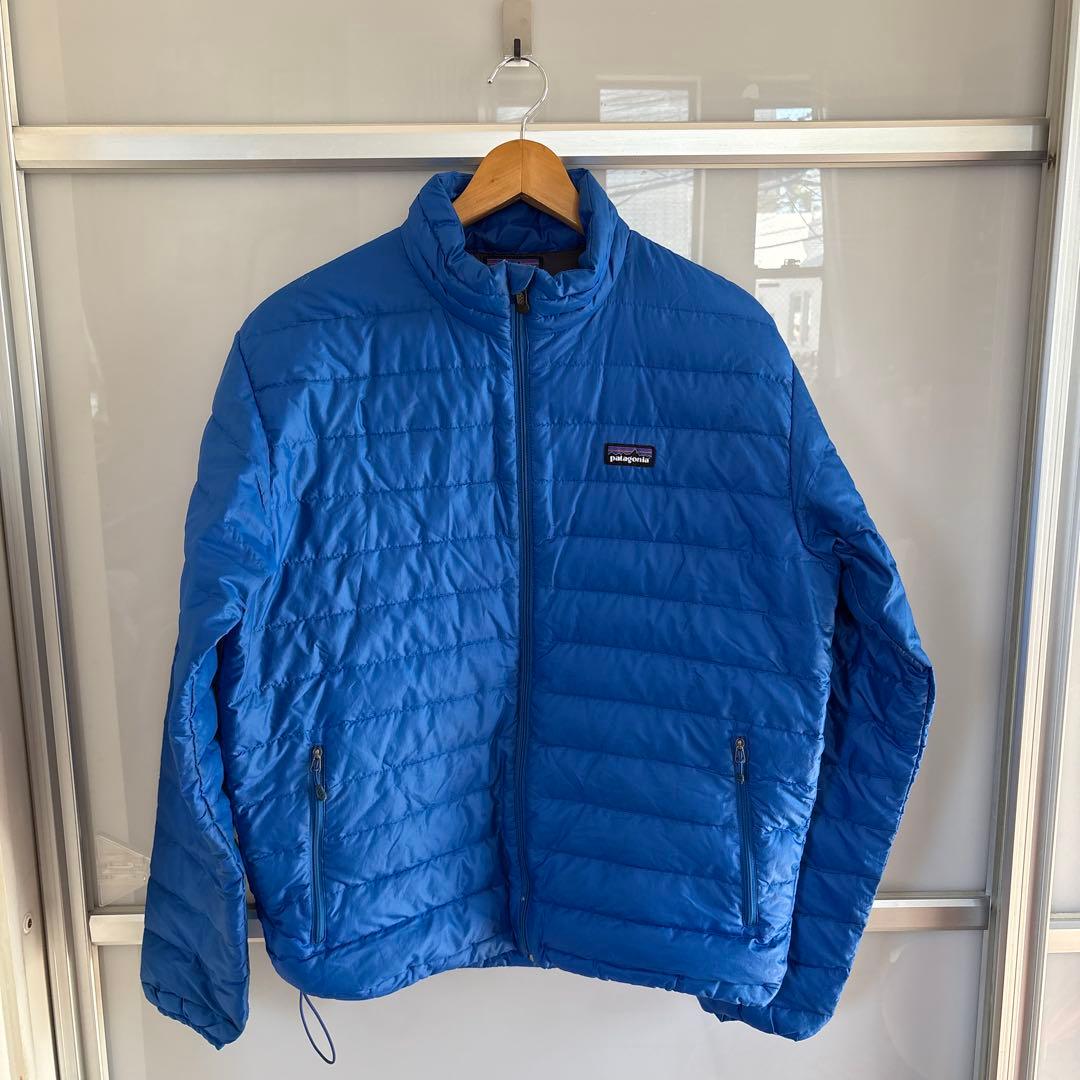 美品 patagonia パタゴニア ダウンセーター サイズS ブルー 青