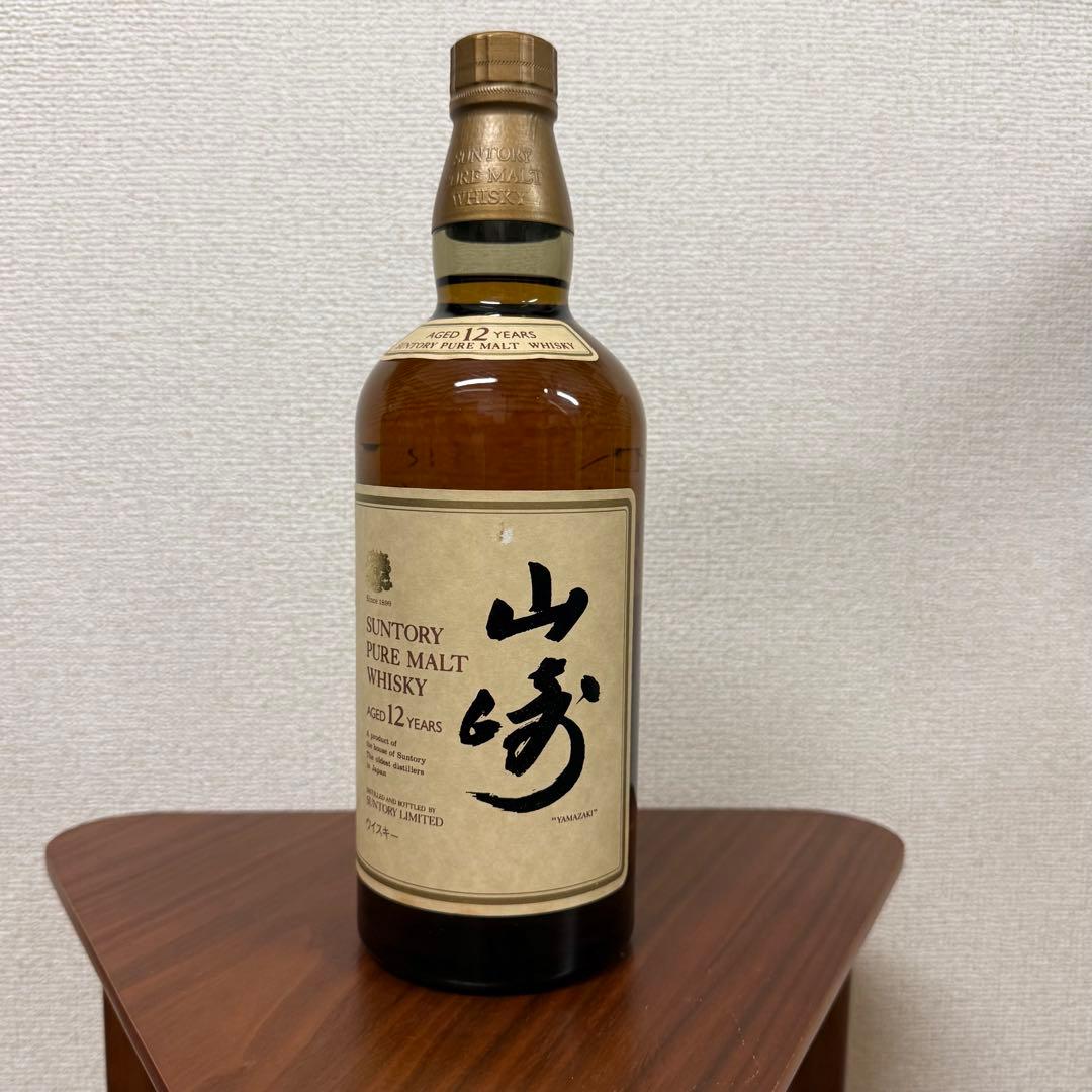 山崎 12年 ピュアモルトウイスキー 750ml 未開封