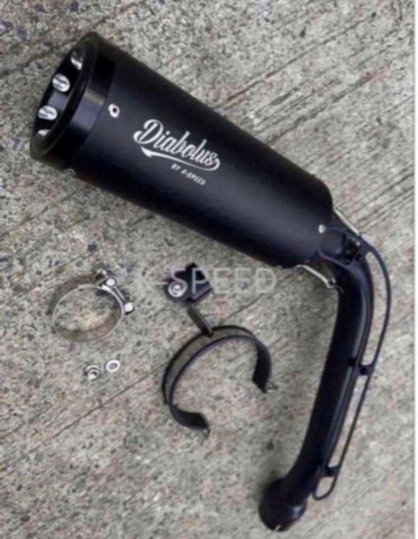 ホンダ CL250-500 ブラック スリップオン エキゾースト