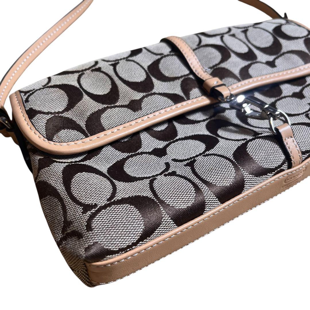 COACH シグネチャー　ワンショルダー　アクセサリーポーチ　バッグ　6348