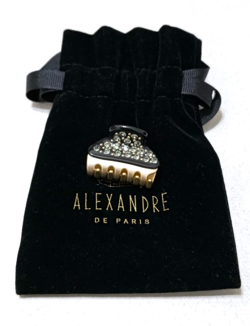ALEXANDRE DE PARIS　キラキラ　ヘアクリップ　38586