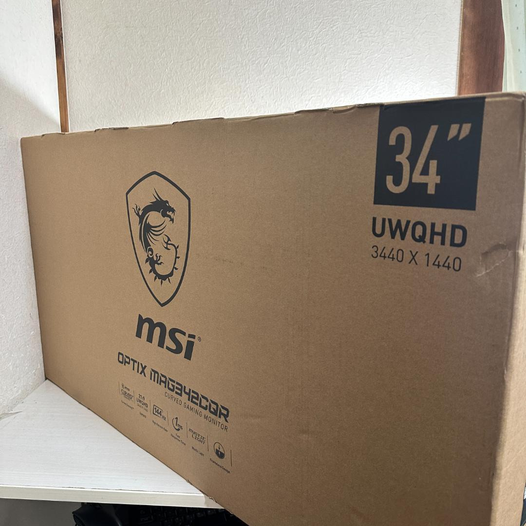 MSI UWQHD 34インチ 144Hz ウルトラワイド ゲーミングモニター