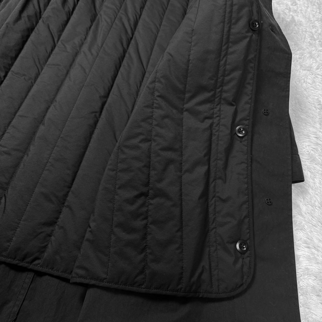 【新品タグ付き】マーガレットハウエル　長袖中綿ライナー付きモッズコート2黒