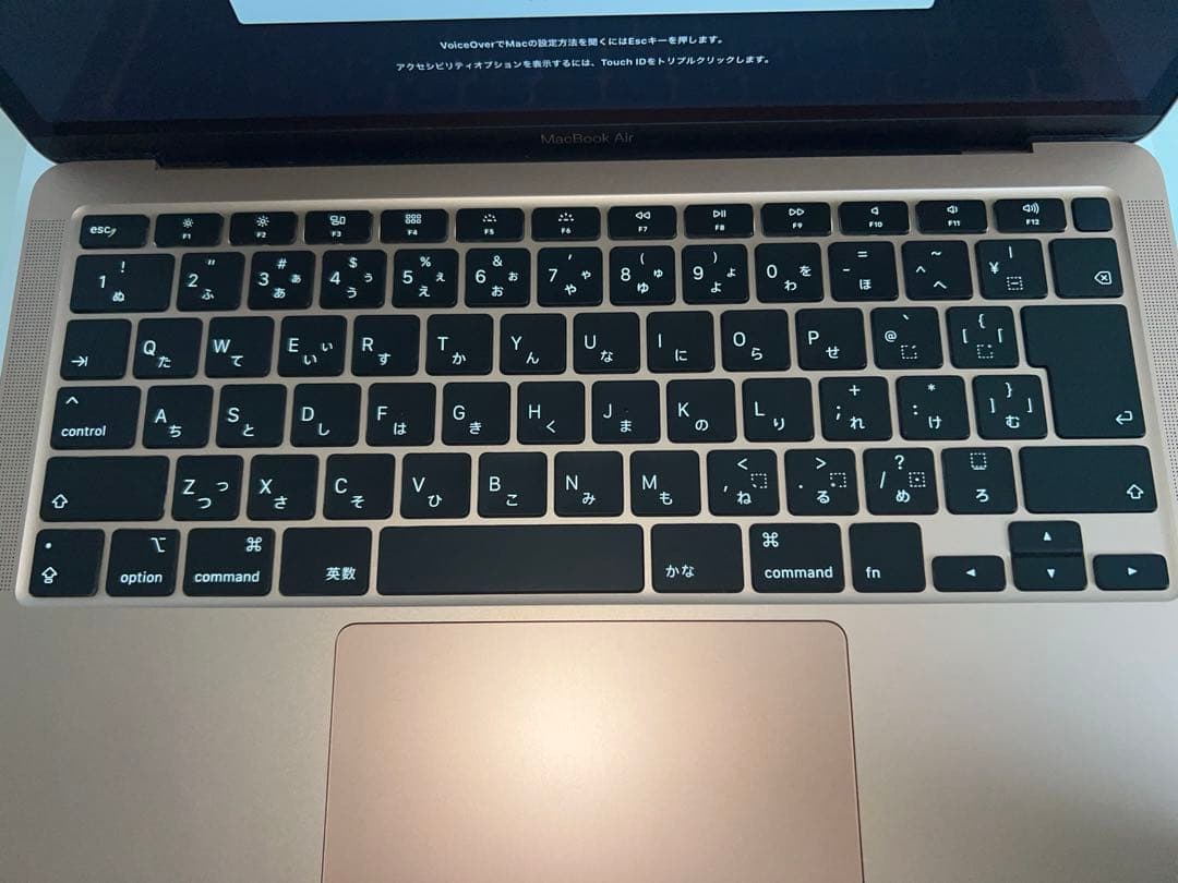 MacBookAir 13インチ 8GB 256GB ピンクゴールド Apple