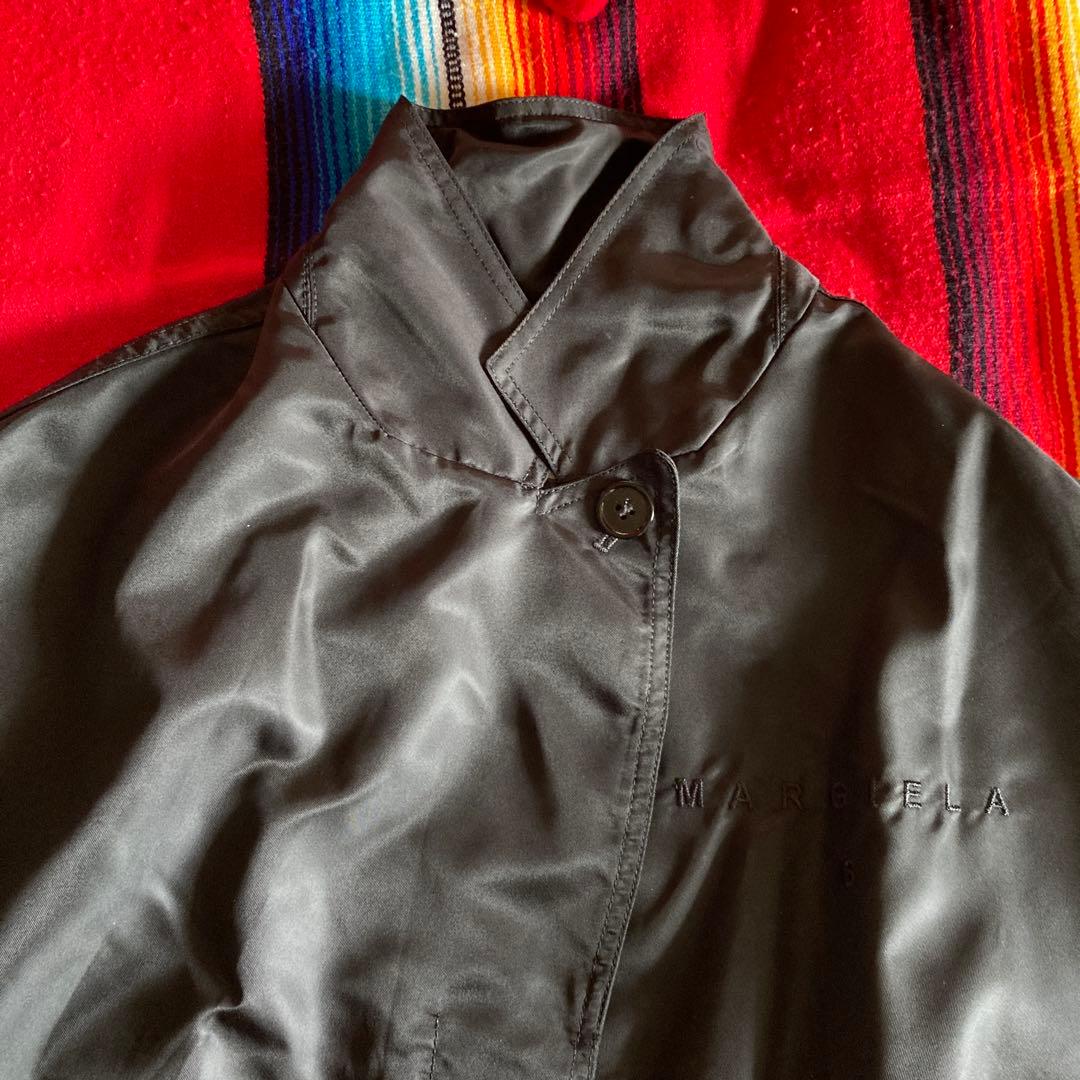 mm6マルジェラ ナイロンロゴ刺繍 コート　サイズ38