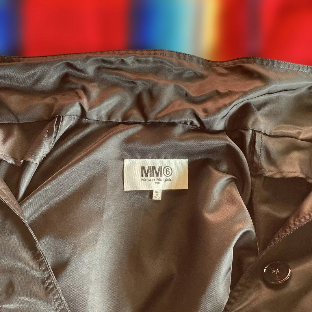 mm6マルジェラ ナイロンロゴ刺繍 コート　サイズ38