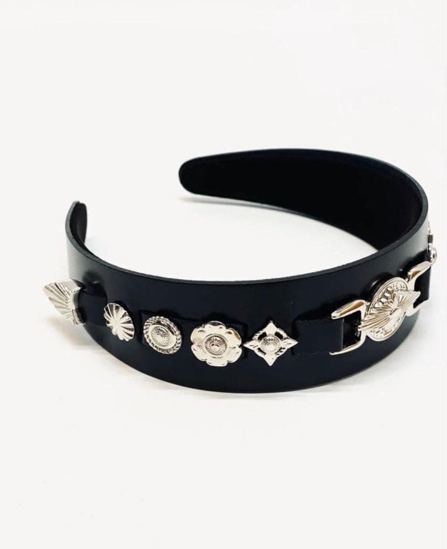 ヘアアクセサリー TOGA Leather Headband 2