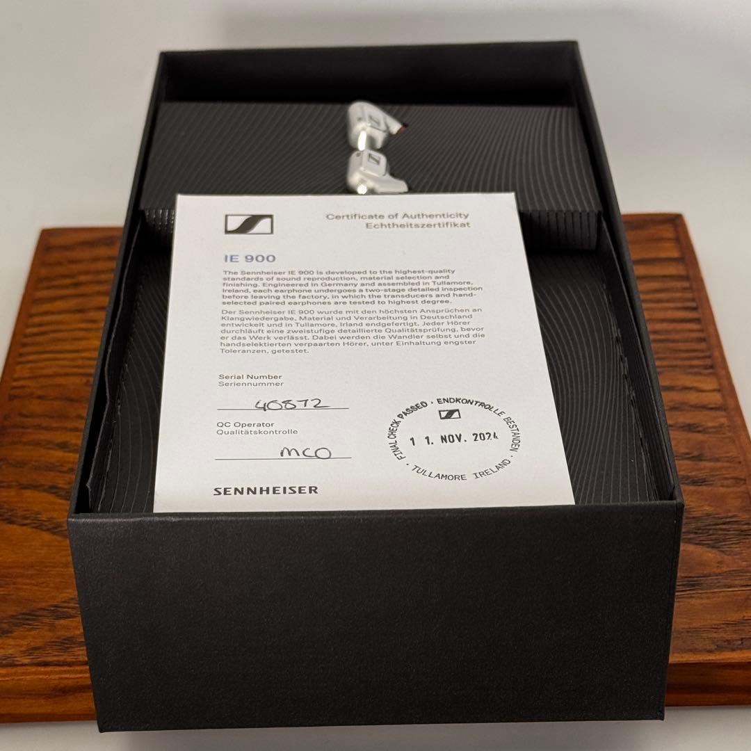 SENNHEISER IE 900 高音質 ハイエンド 有線イヤホン 2024年
