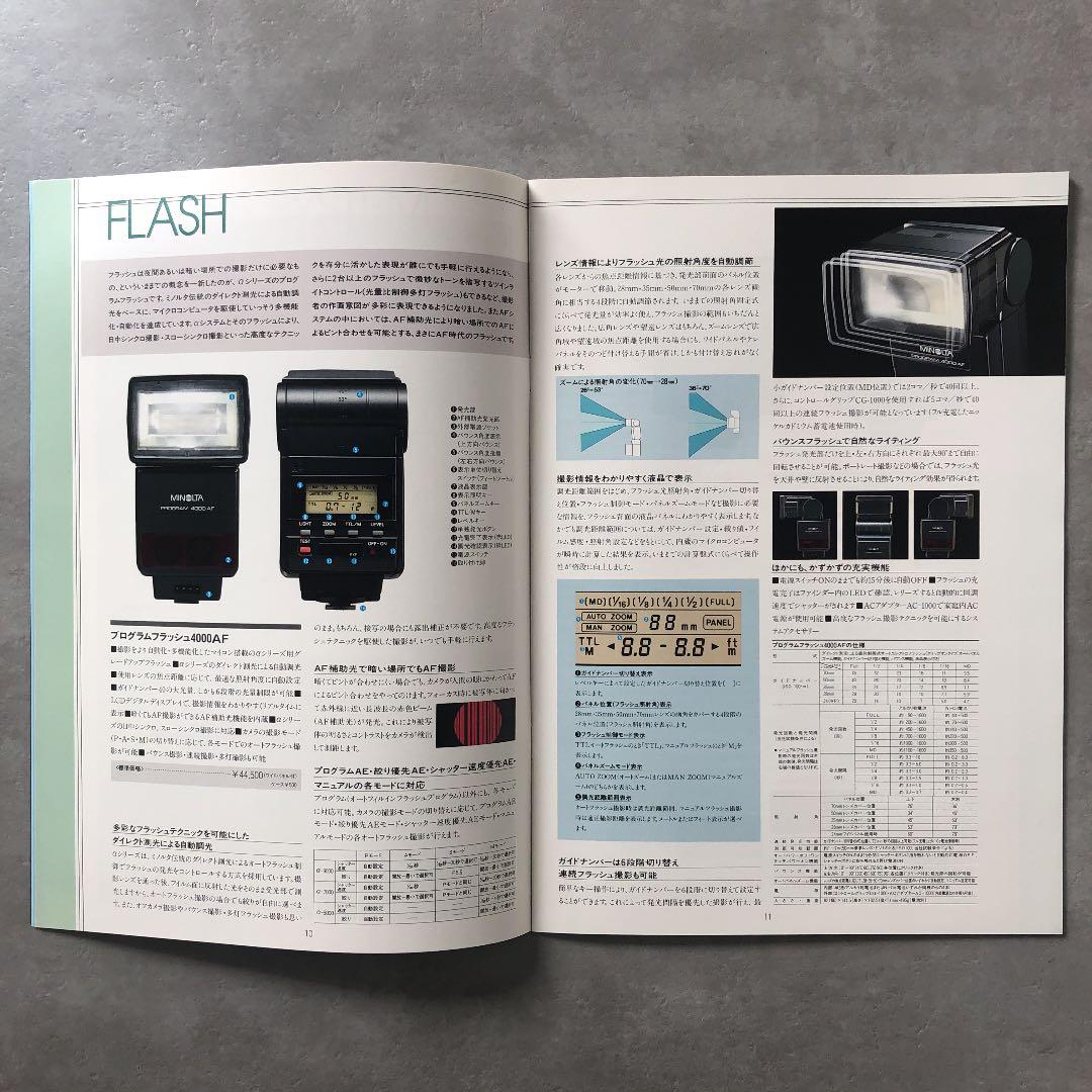 ミノルタ　αシステム　総合カタログ　1987年4月1日