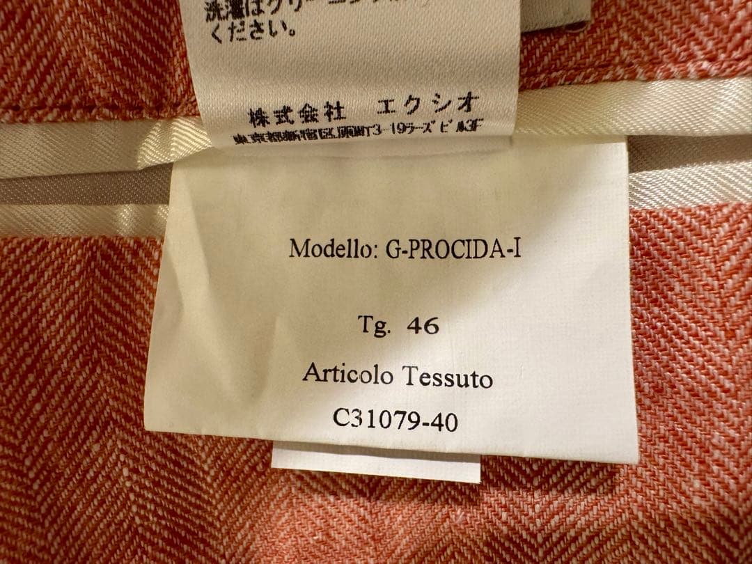 ア*キ様 Luigi Borrelli ルイジ ボレッリ リネン ジャケット 春