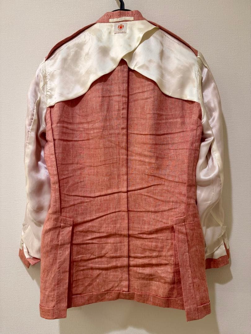 ア*キ様 Luigi Borrelli ルイジ ボレッリ リネン ジャケット 春