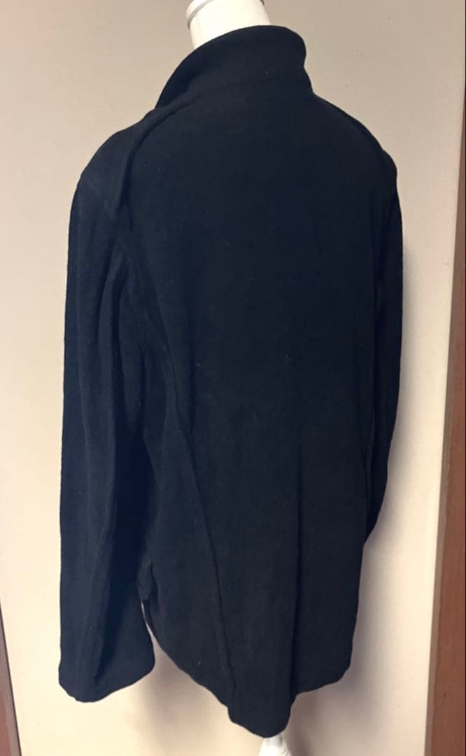 コムデギャルソンHOMMEプリュスエバーグリーンつまみやや厚手縮絨ライク 黒 L