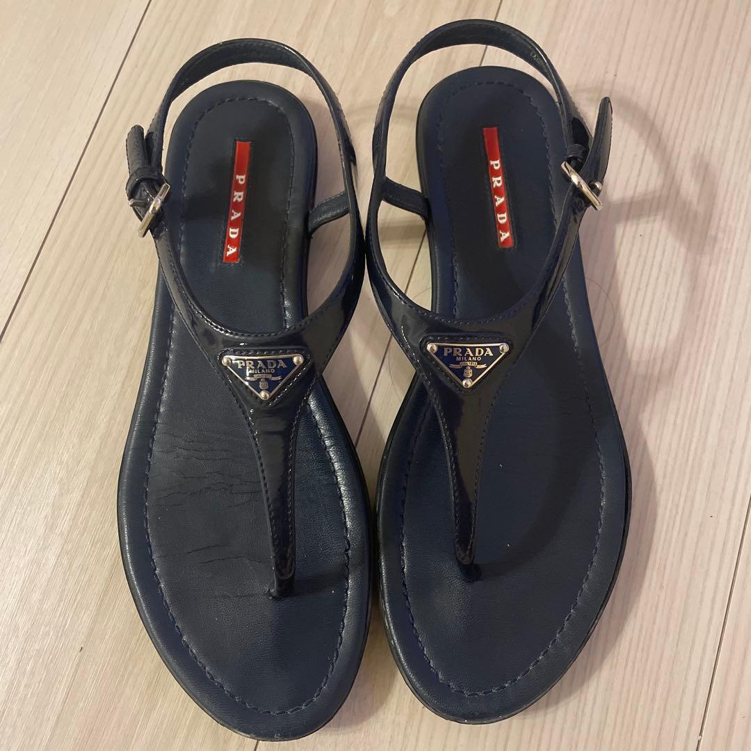 プラダ♡サンダル　37ハーフ　23.5センチ
