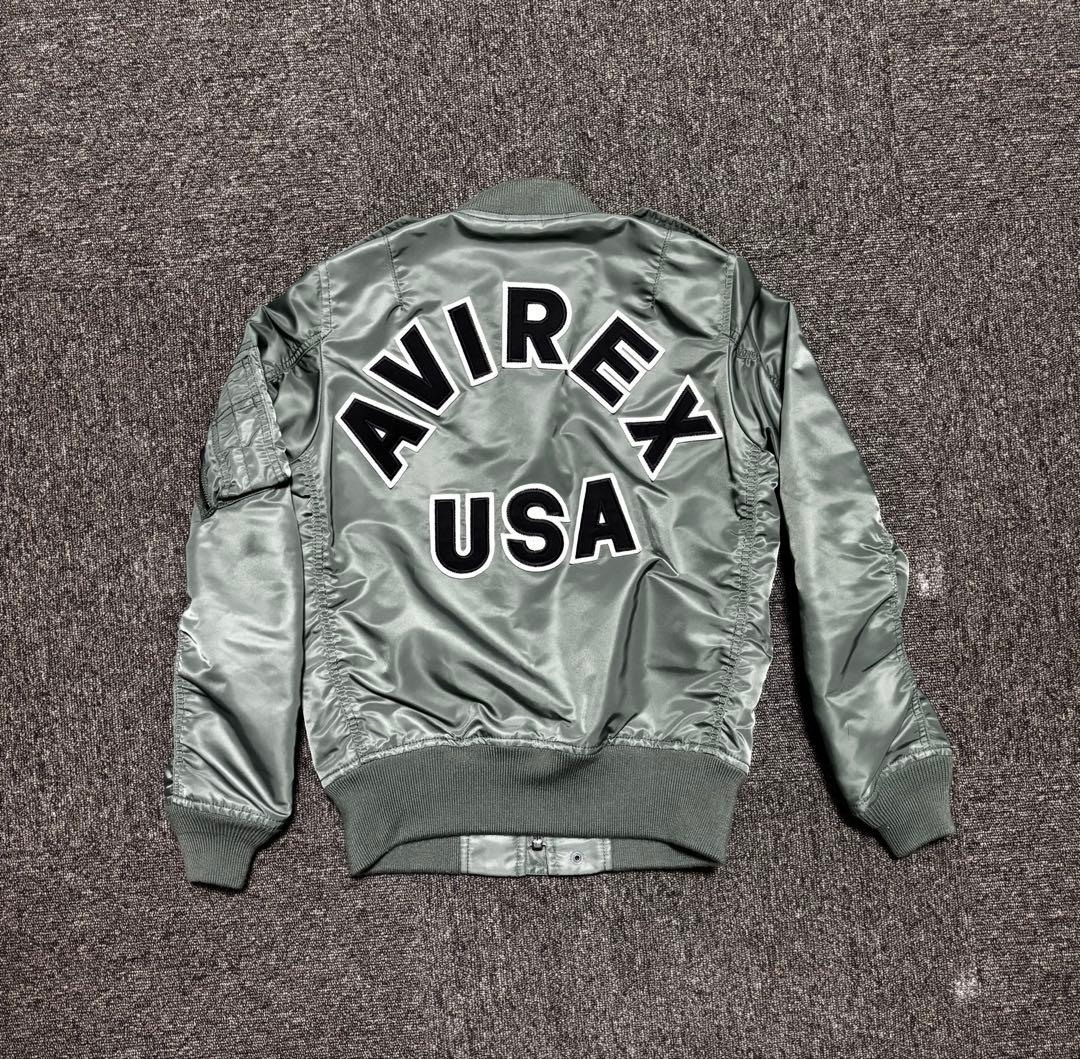 AVIREX L2B フライトジャケット Sサイズ アーチロゴ
