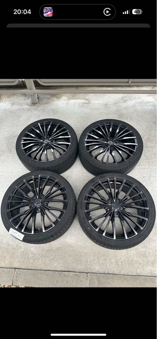 19インチタイヤホイールセット　アクセル　VOXY