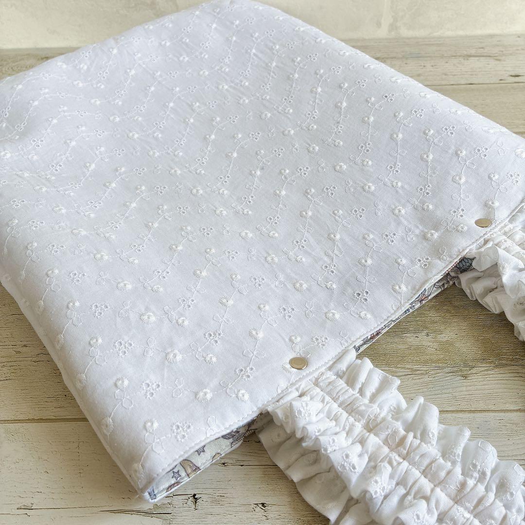 436 ジョリーフルール エピファニー フリルトートバッグ うさぎ