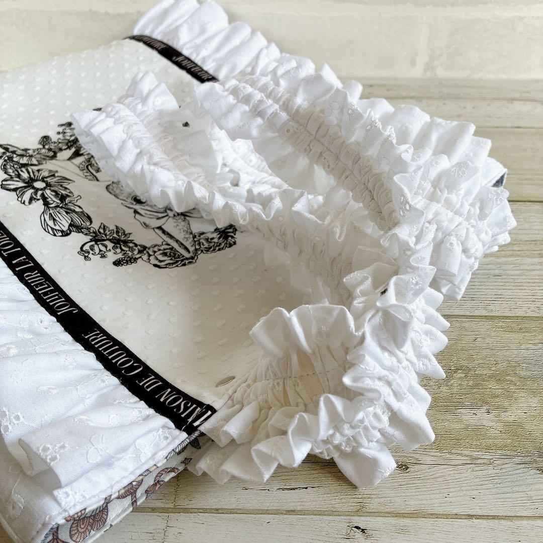 436 ジョリーフルール エピファニー フリルトートバッグ うさぎ