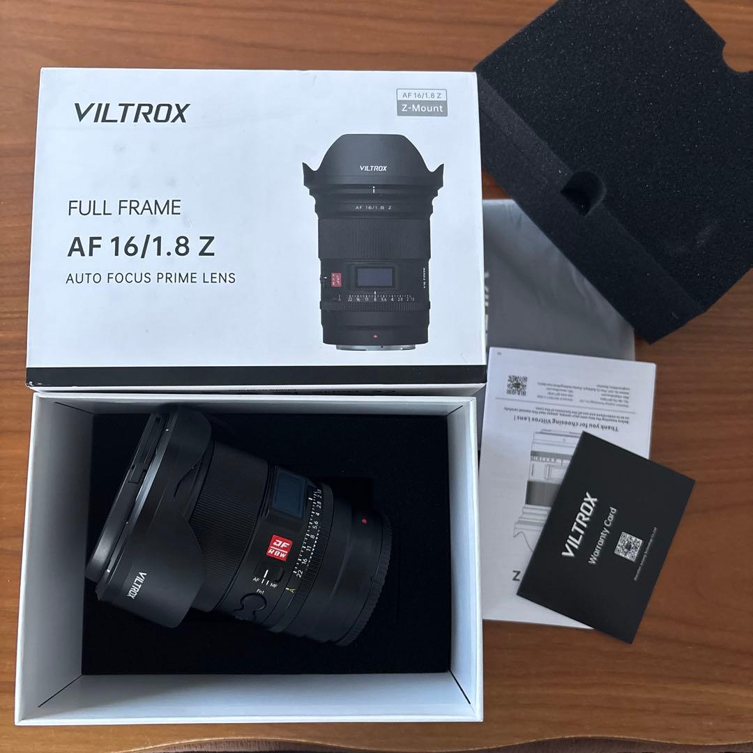 VILTROX AF 16/1.8 Z 単焦点レンズ