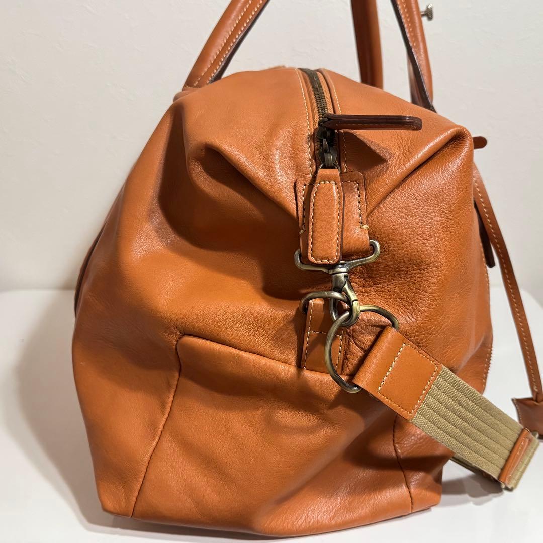 土屋鞄　ツチヤカバン ボストンバック ショルダーバッグ ライトブラウン