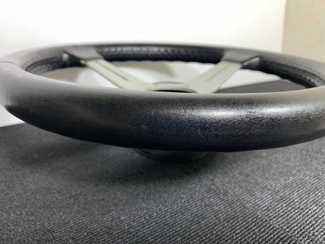 ナルディ クラシック シルバースポーク 33φ レザー 新品ホーンボタン付