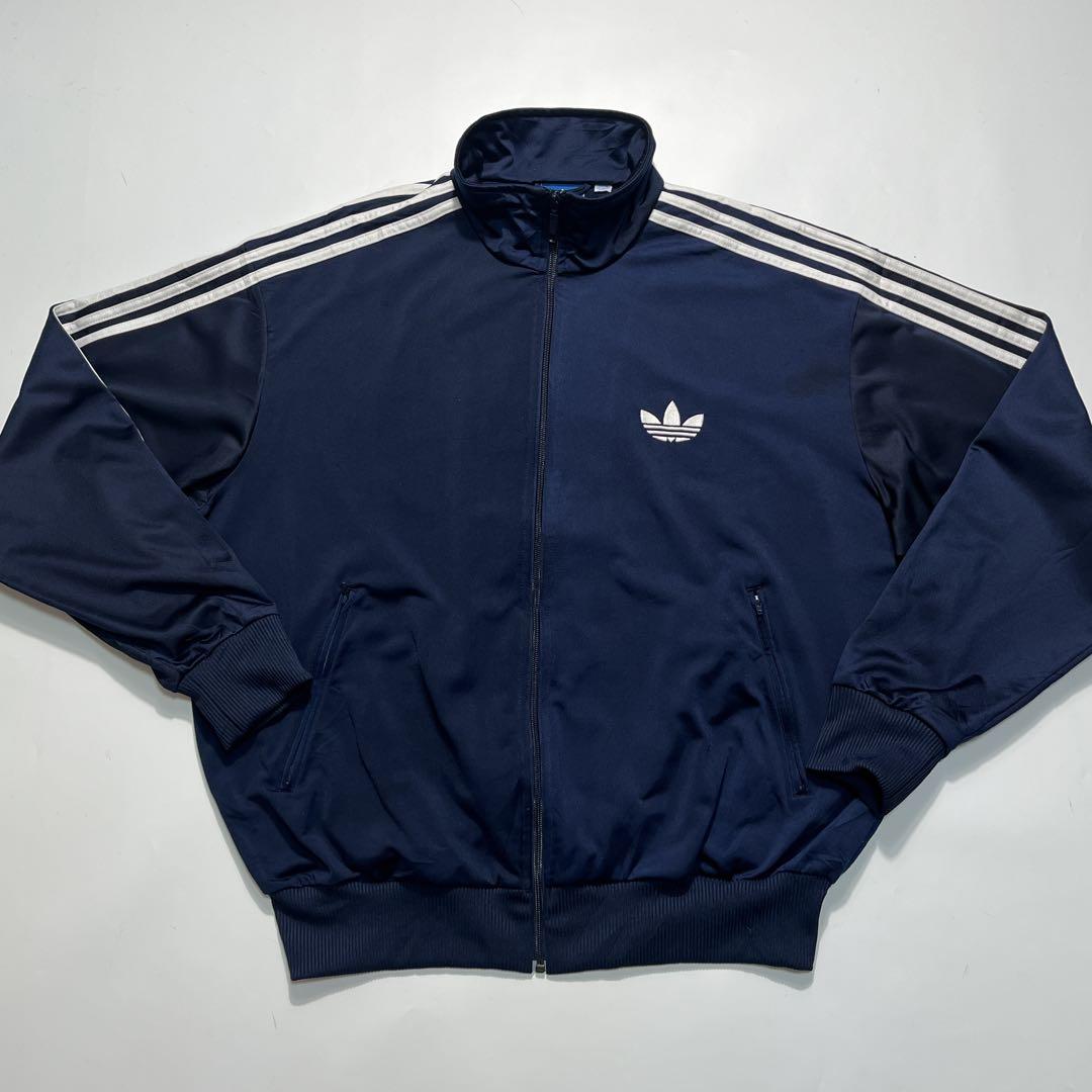 アディダス ファイヤーバード トラックジャケット XL 濃紺 ジャージ 7626