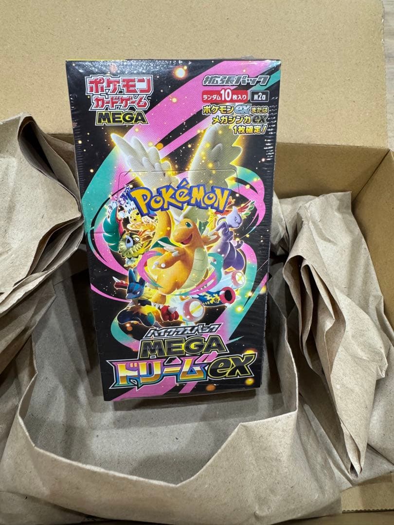 ポケセン産 ポケモンカードMEGA ドリームex 1box シュリンク付き