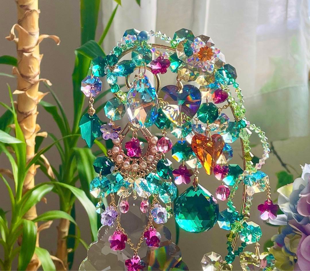 サンキャッチャー スワロフスキー アラベスク89mmクリスタル