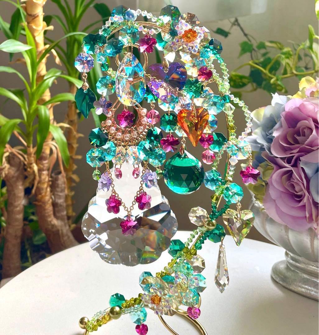 サンキャッチャー スワロフスキー アラベスク89mmクリスタル