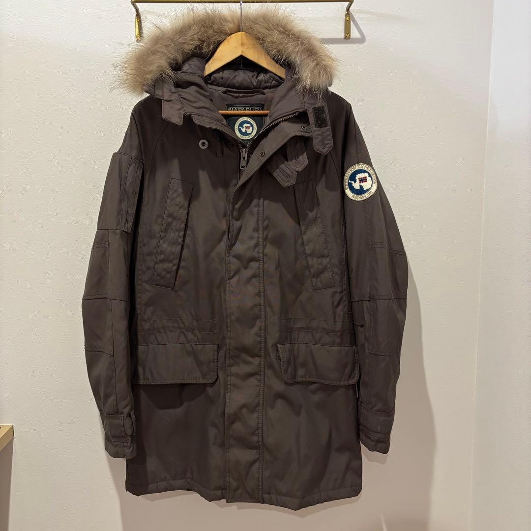 まつん　NAPAPIJRIミリタリージャケット ファーナパピリモッズコート