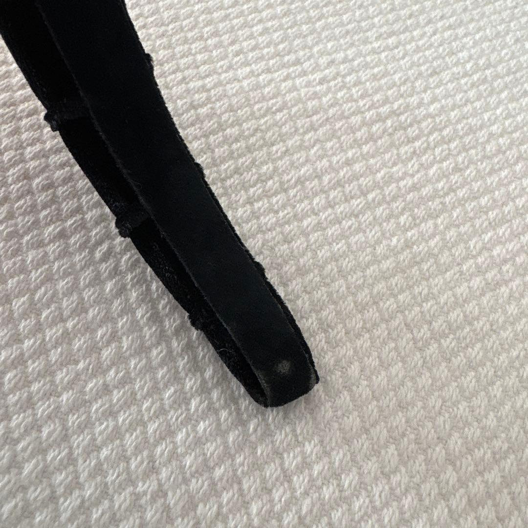 アレクサンドルドゥパリ ベロア カチューシャ ブラック