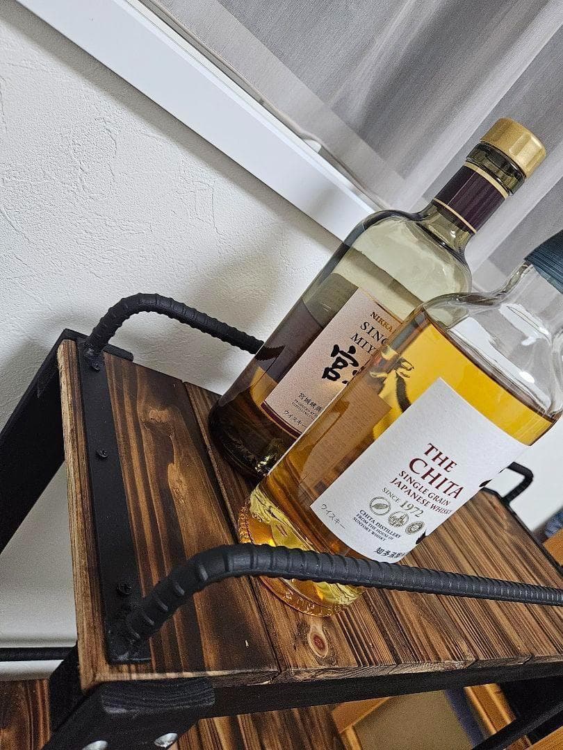 ウィスキーラック　男前インテリア　インダストリアル　収納　お酒　多肉 1024