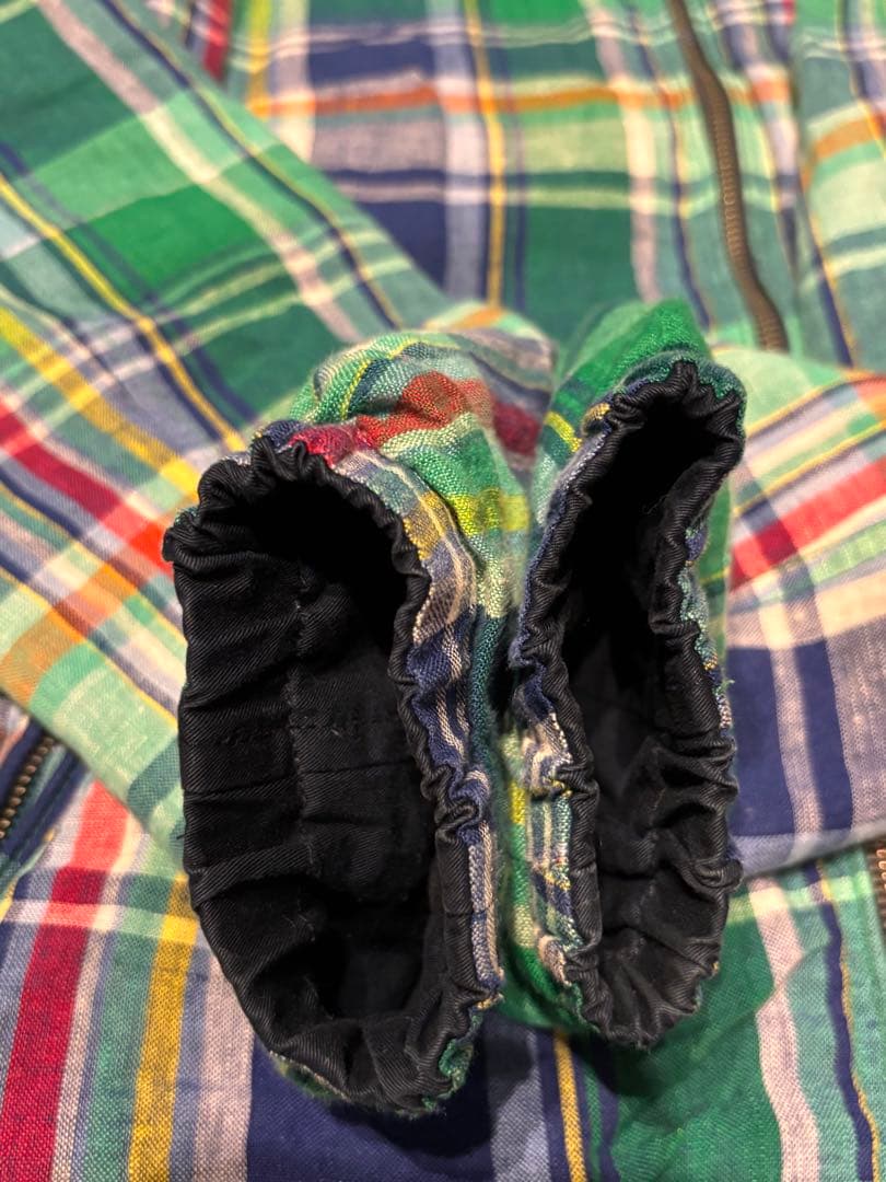 ラルフローレン　チェック柄ジップアップジャケット