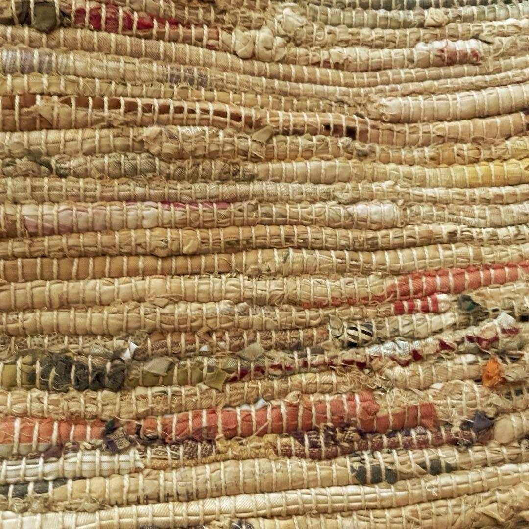 アメリカンカントリー　星形チェック柄ラグ　未使用美品　アンファン　アントステラ