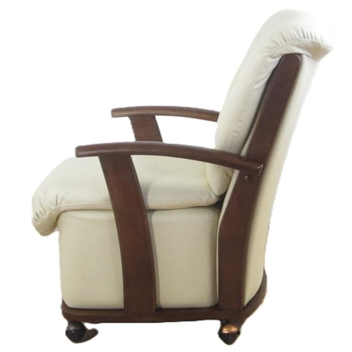 アイボリー 合成皮革 1人掛けソファ　ハイタイプ用コタツソファー　美品　未使用