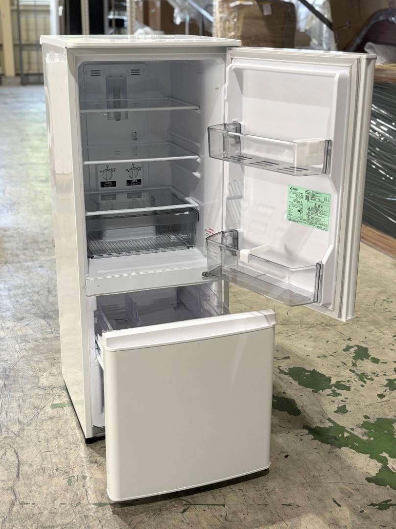 ■MITSUBISHI■冷蔵庫　MR-P15E2H-W　146L　2022年製