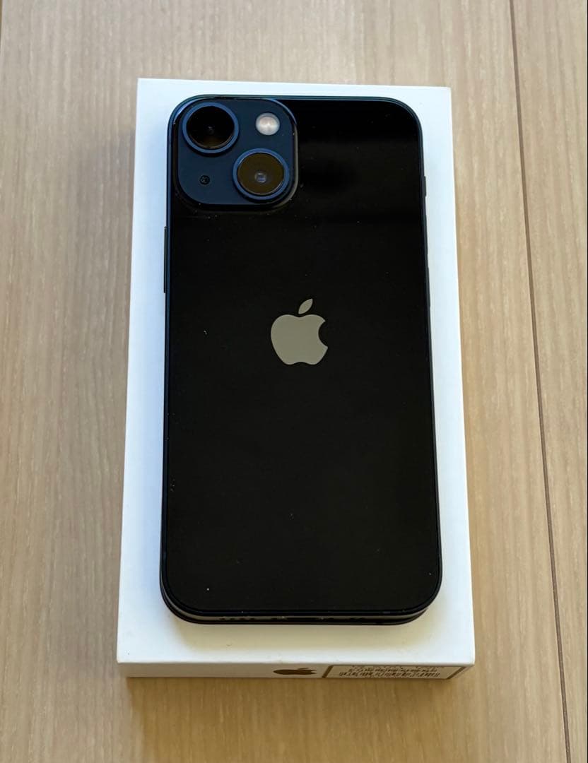 【美品】iPhone 13 mini ミッドナイト 128 GB SIMフリー