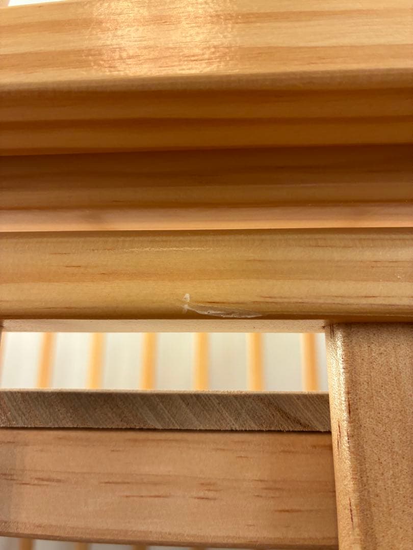 KATOJI ハイポジションベビーベッド アーチ ナチュラル