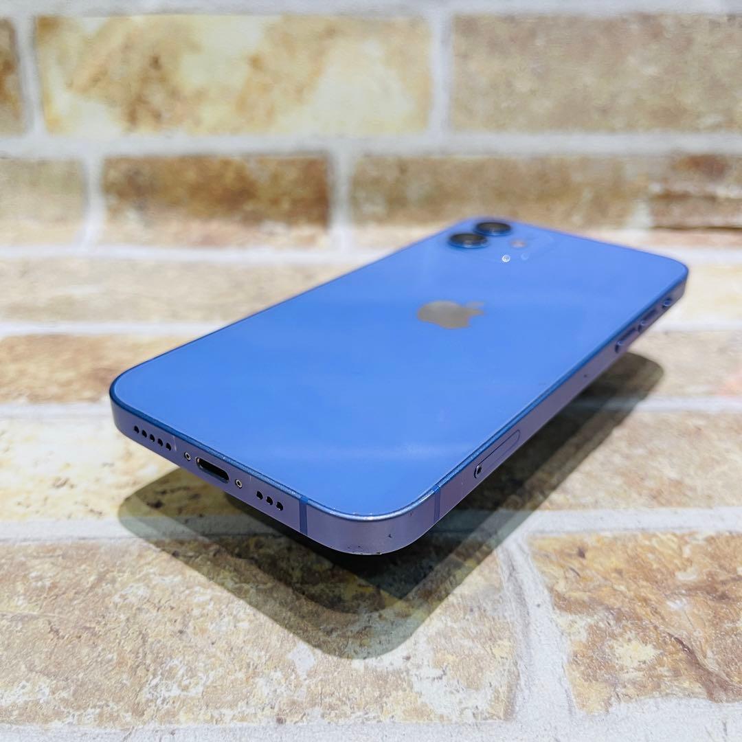 SIMフリー iPhone12 64GB X-1388 パープル 新品バッテリ－