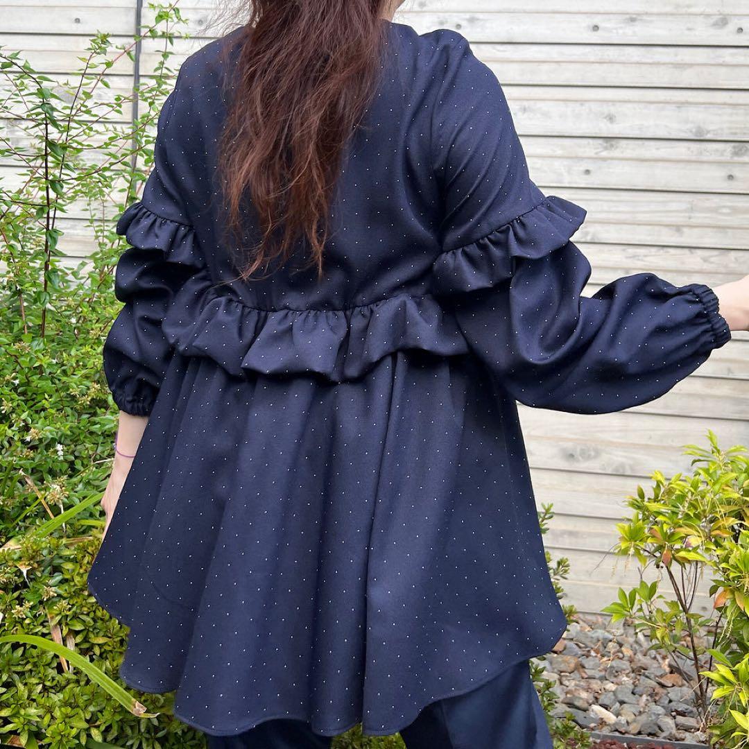 SONO ❤︎ リズミカルDOTチュニックブラウス