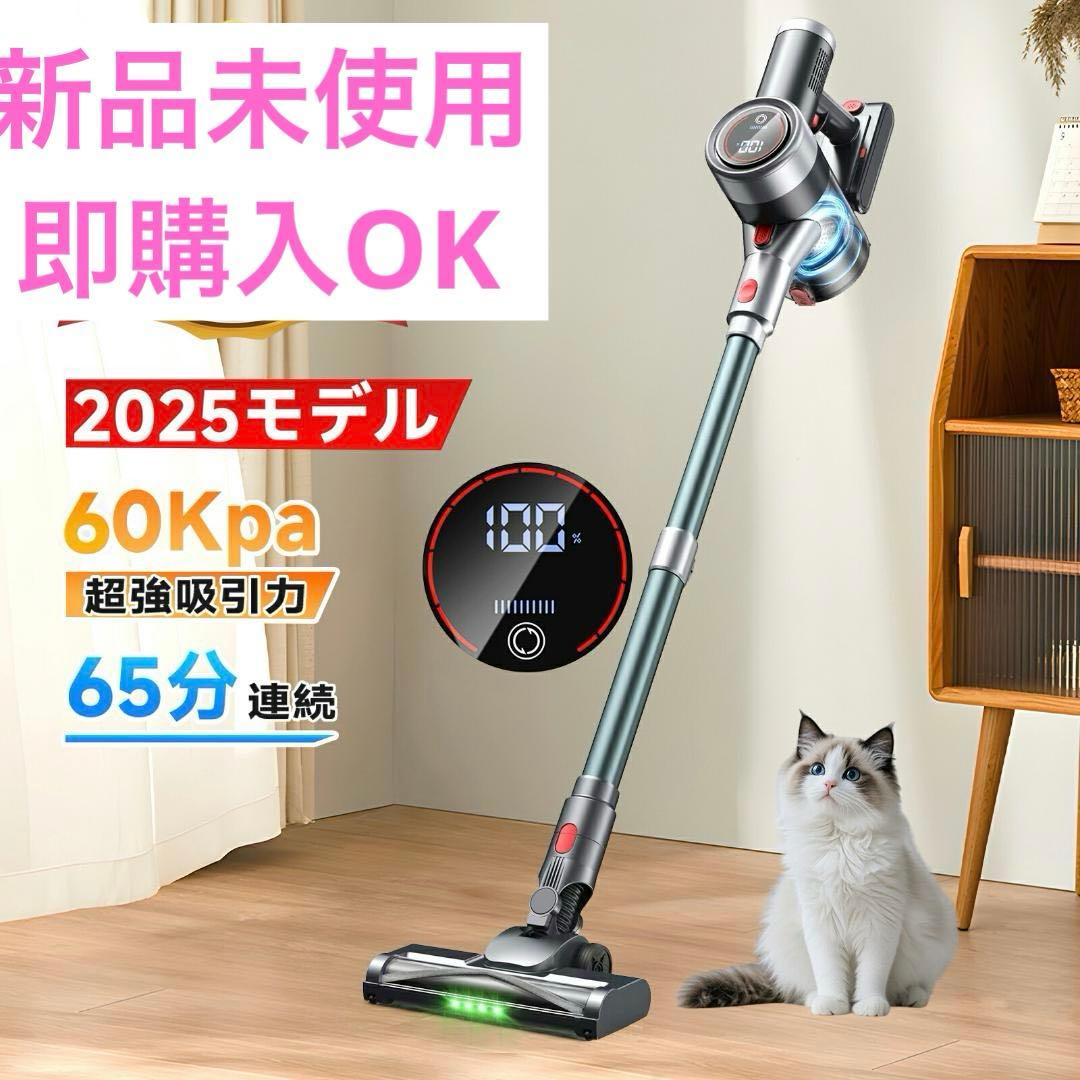 掃除機【吸引力完全進化60Kpa超強力!革新版グリーンLED