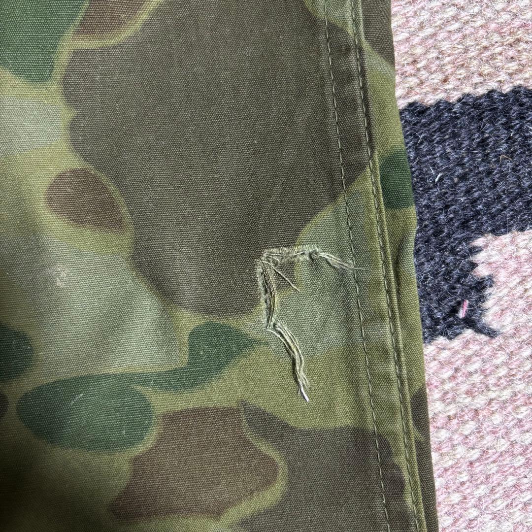 40s 50s ダックハンターカモ　ベイカーパンツ　usa製 ミリタリー　コの字