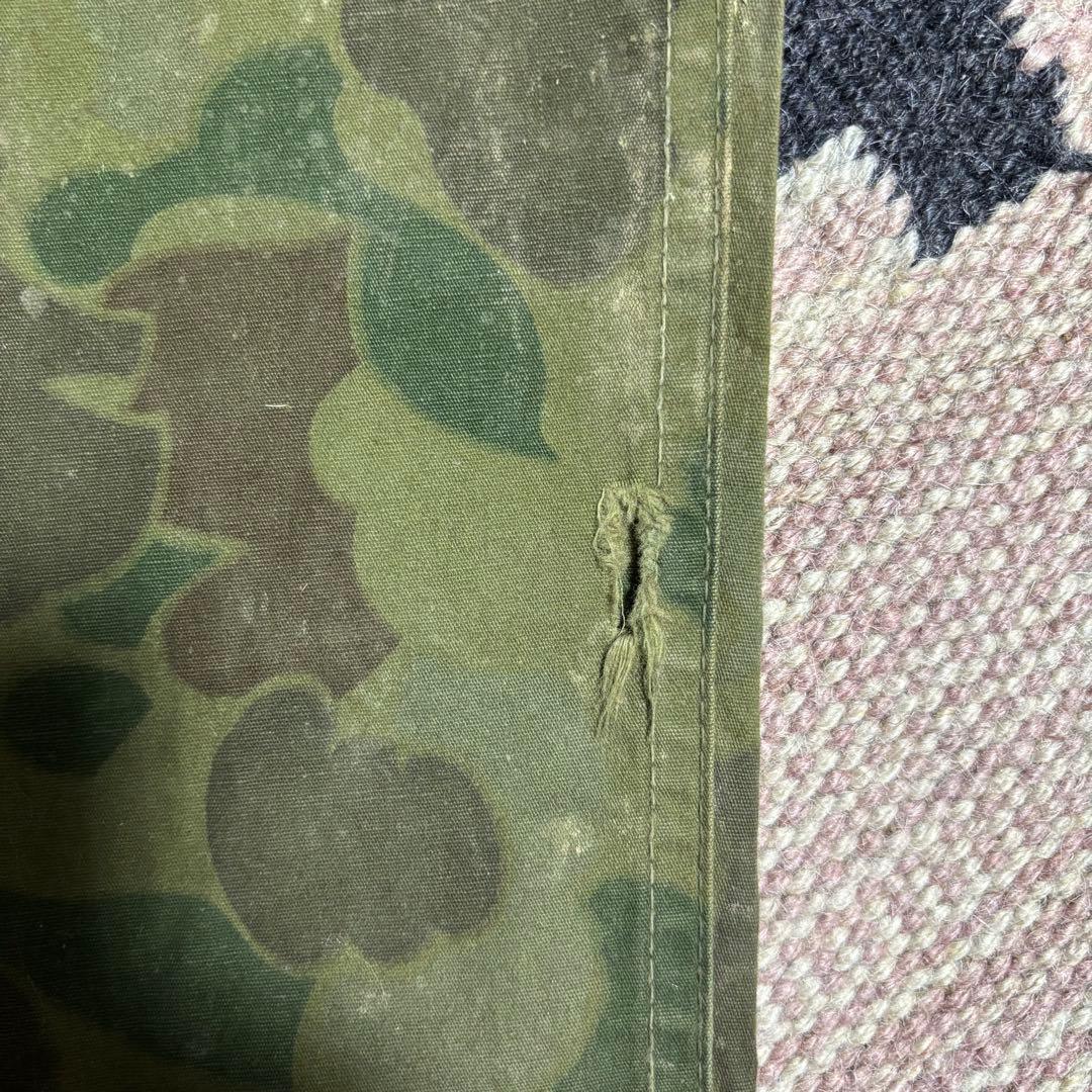 40s 50s ダックハンターカモ　ベイカーパンツ　usa製 ミリタリー　コの字