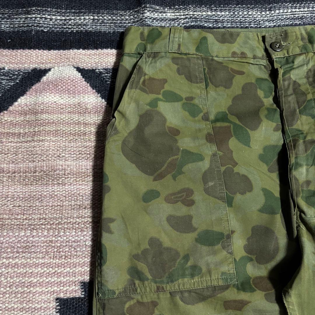 40s 50s ダックハンターカモ　ベイカーパンツ　usa製 ミリタリー　コの字