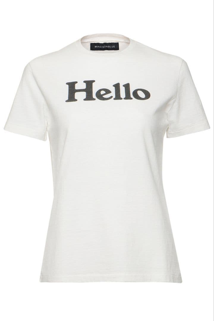 MADISONBLUE Hello Tシャツ ホワイト00