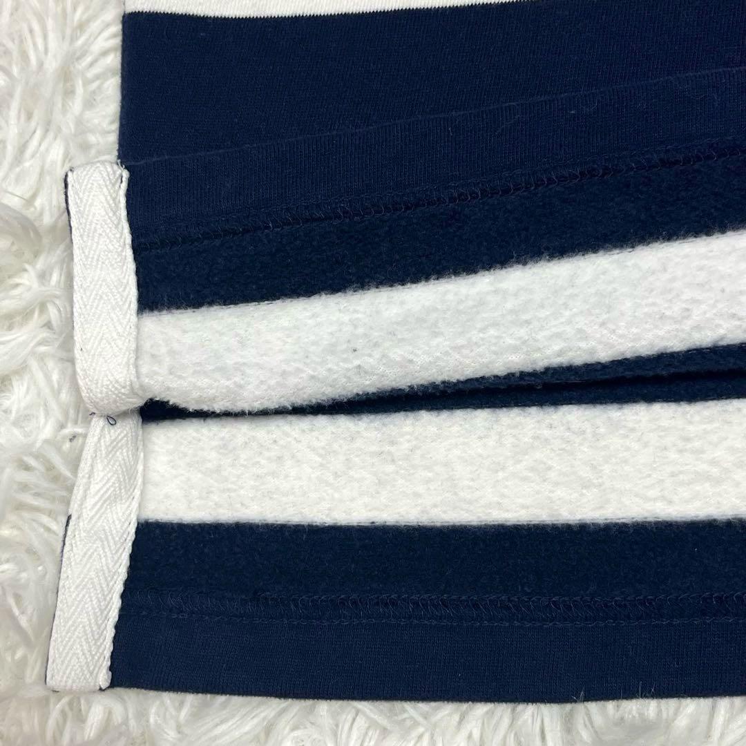 ラルフローレン 現行QRタグ ラガーシャツボーダー 大きいサイズXL 裏起毛