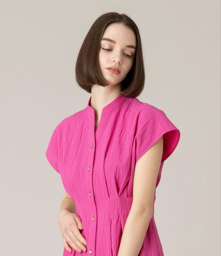 【LOULOU WILLOUGHBY】リップルタックワンピース　サイズ2