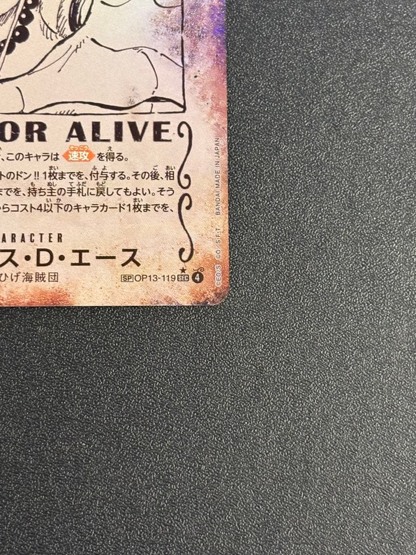 ポートガス・D・エース：手配書 SEC-SPC