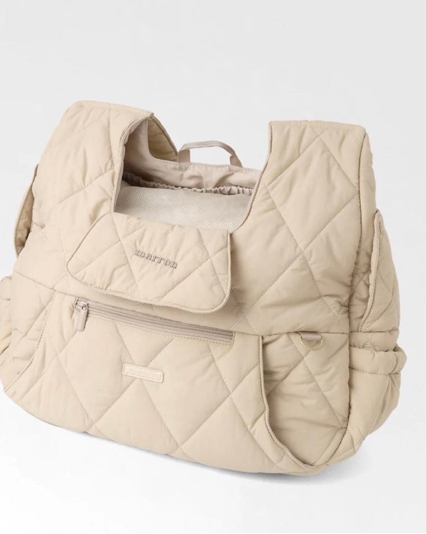 モンシェリ キルティングメッシュ付きフロントリュック M