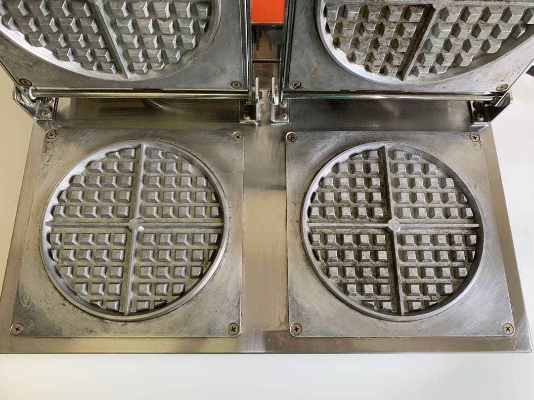 サンテック ワッフルベーカー プレート直径 175mm ST-2 業務用