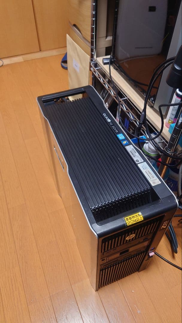 HP Z820 ワークステーションSSD480GB OS付き